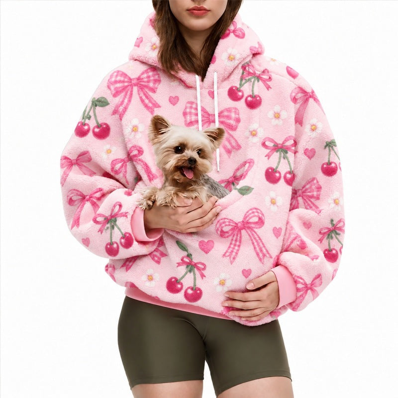 Pet hooded sweatshirt