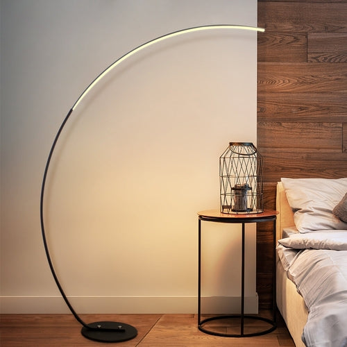 RGBW Curved LED Floor Lamp with Remote Control