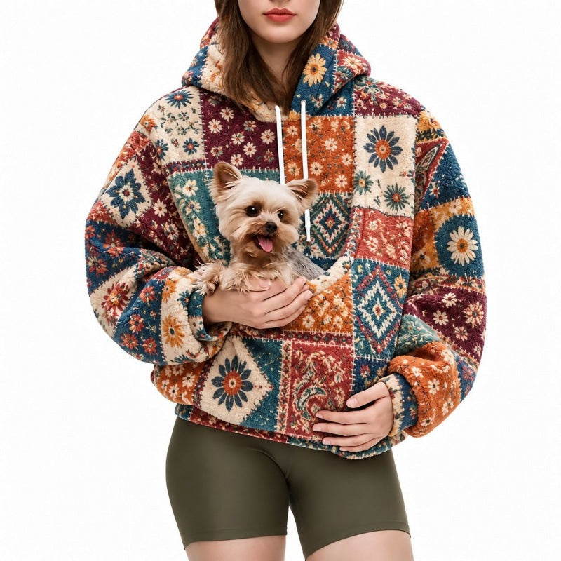 Pet hooded sweatshirt