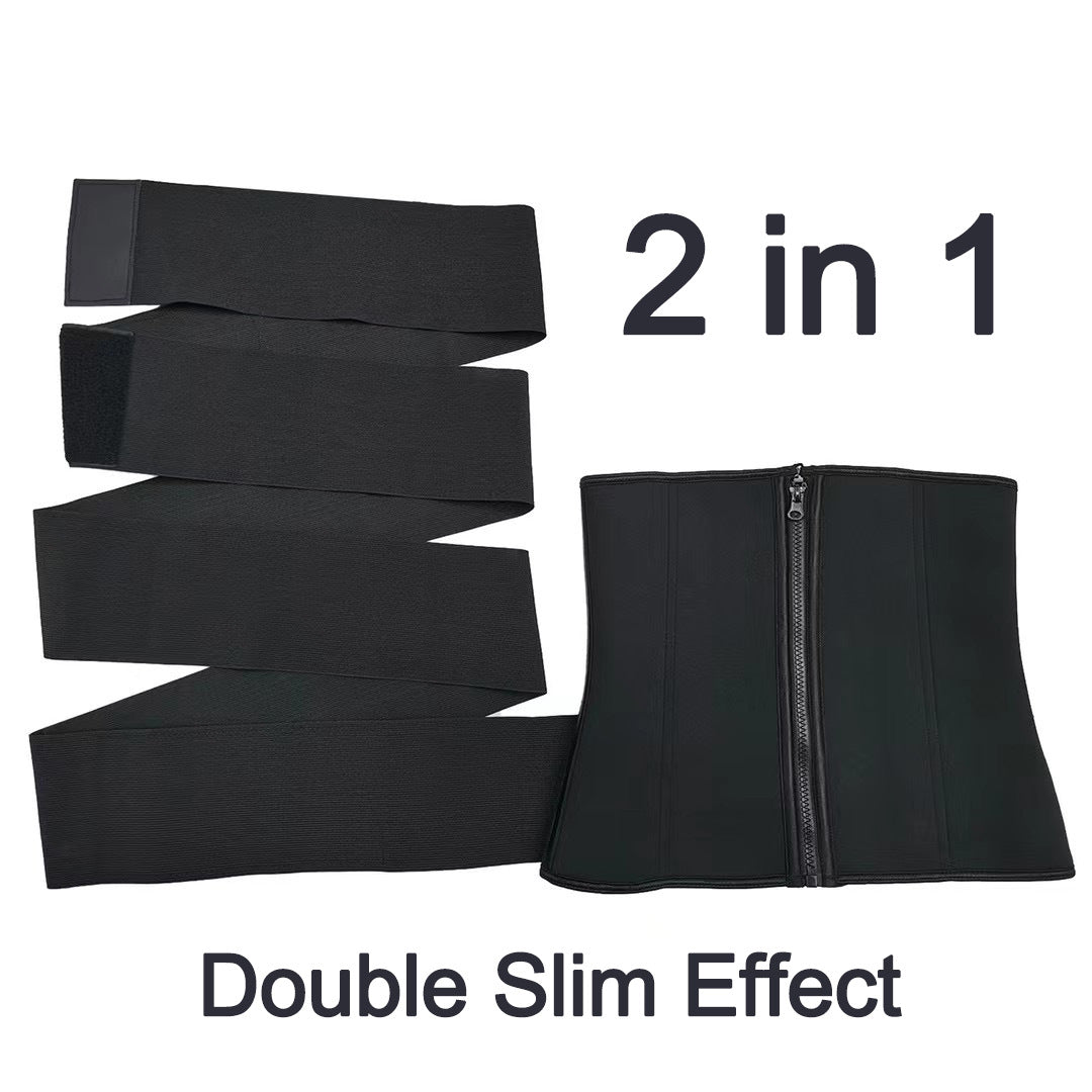 Women's Body Shaping Waist Trainer Abdominal Compression Belt