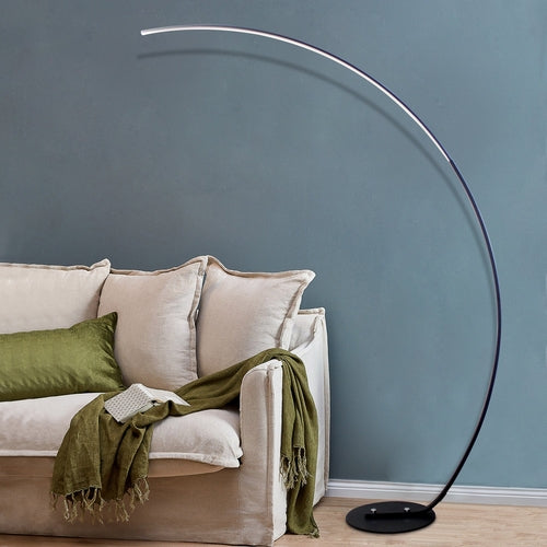 RGBW Curved LED Floor Lamp with Remote Control
