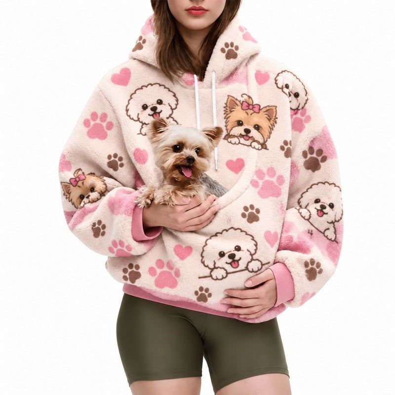 Pet hooded sweatshirt