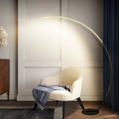 RGBW Curved LED Floor Lamp with Remote Control