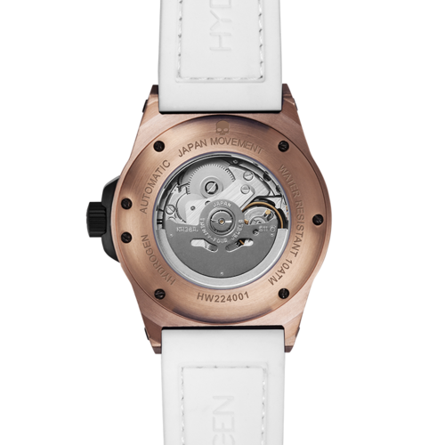 Otto White-Dial Rose-Gold-Tone Watch – HW224001