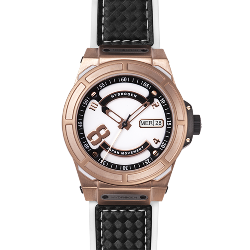Otto White-Dial Rose-Gold-Tone Watch – HW224001