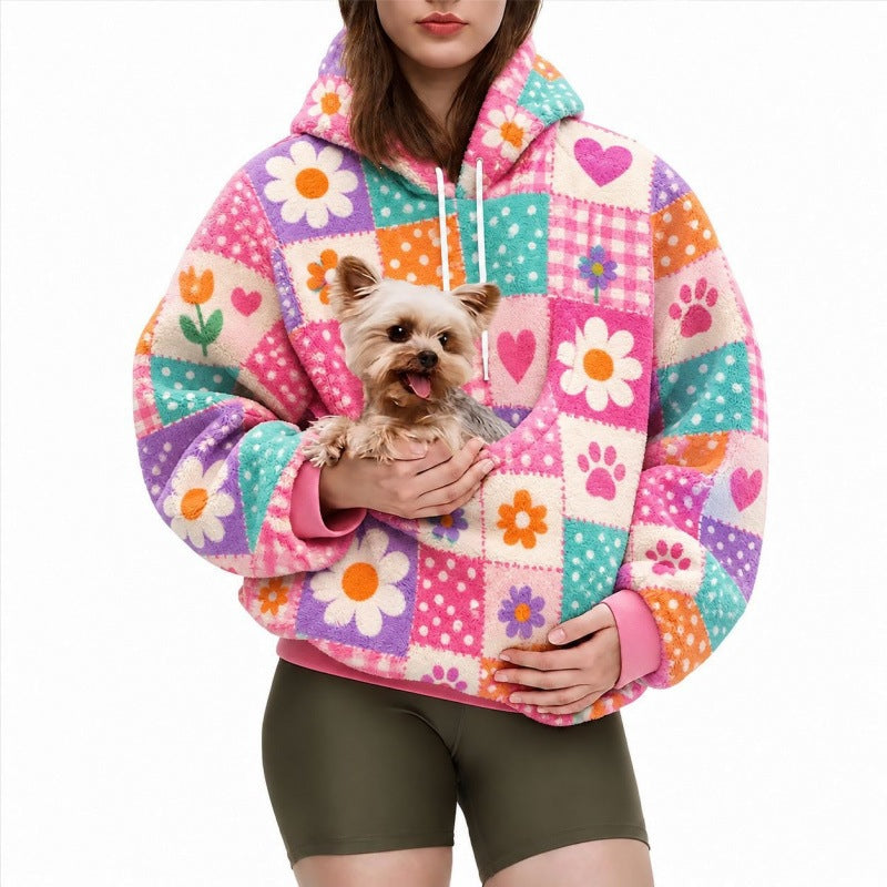 Pet hooded sweatshirt