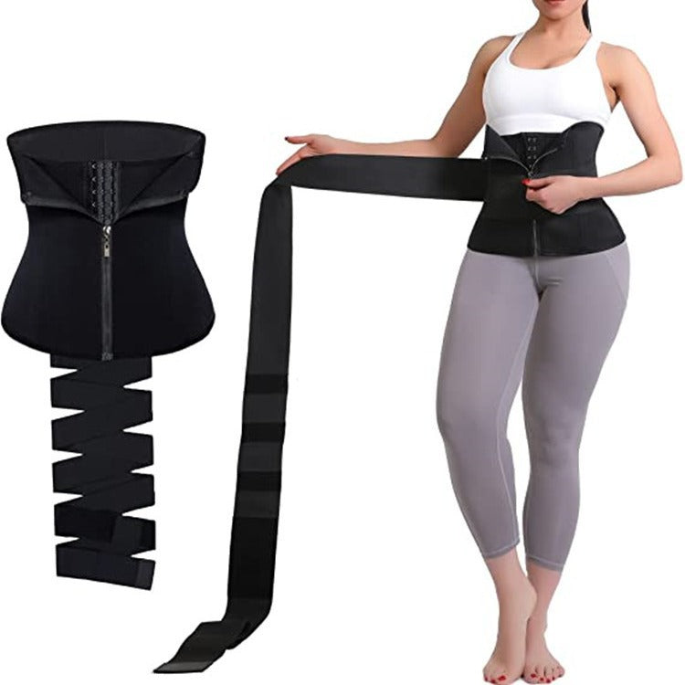 Women's Body Shaping Waist Trainer Abdominal Compression Belt