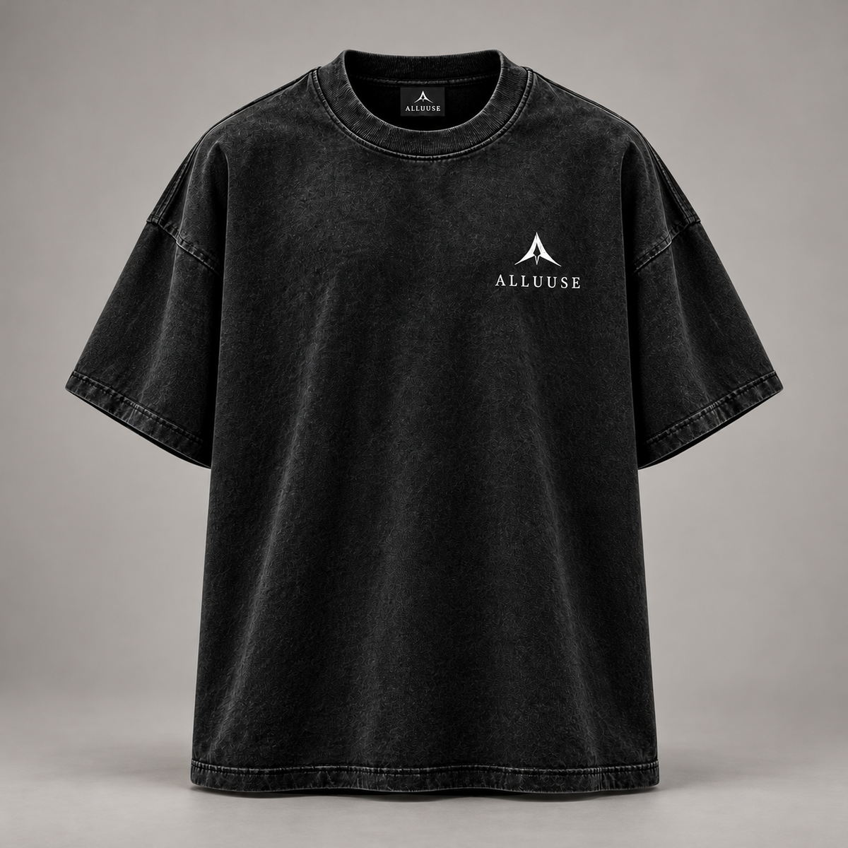 ALLUUSE Built From Pressure T-shirt, black, front
