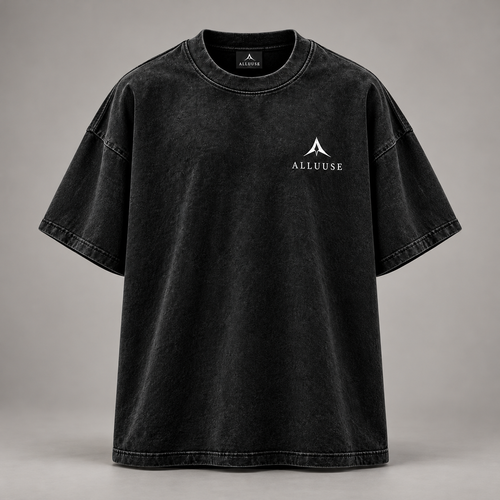 ALLUUSE Built From Pressure T-shirt, black, front