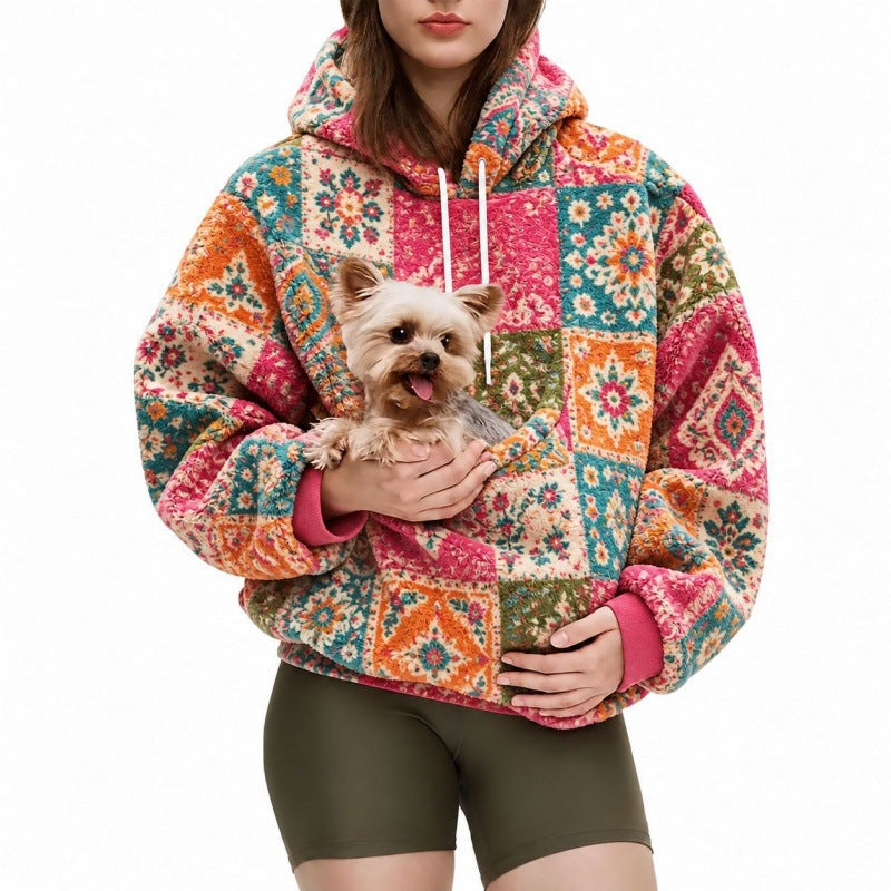 Pet hooded sweatshirt