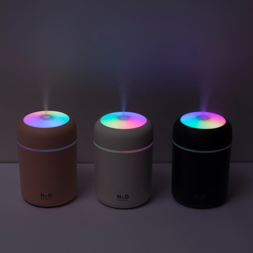 300 ml Mini USB Humidifier with Colour Night Light