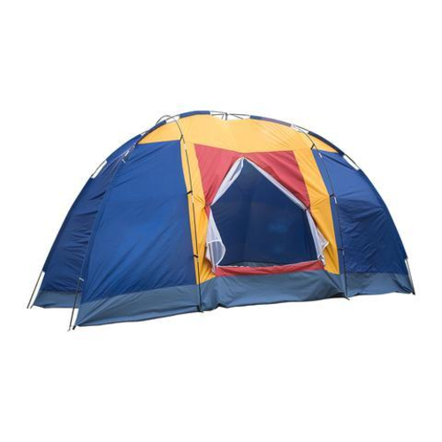 6–8 Person Family Camping Tent with Mesh Windows