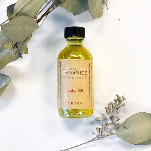 Gentle Baby Oil with Olive, Almond and Jojoba Oils – 2 oz