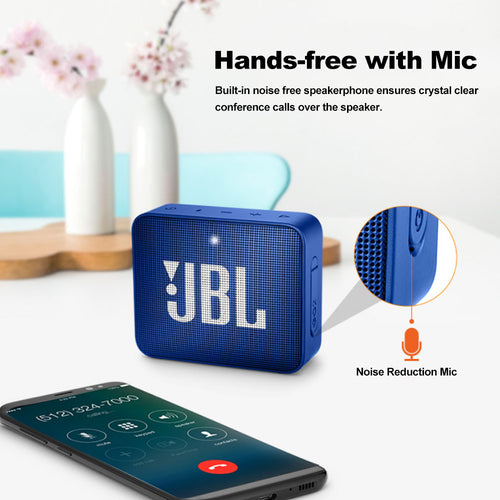 JBL GO 2 Portable Bluetooth Speaker with Microphone