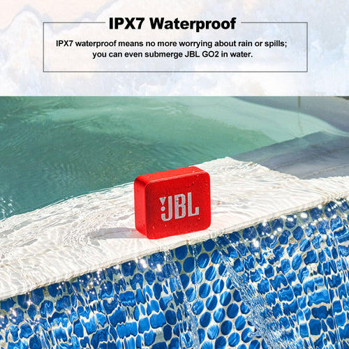 JBL GO 2 Portable Bluetooth Speaker with Microphone