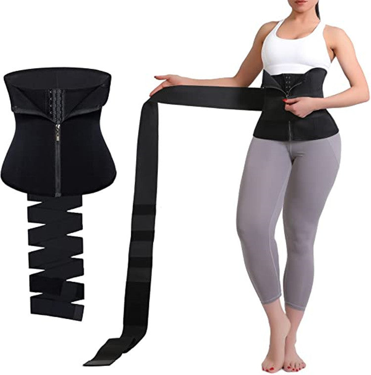 Women's Body Shaping Waist Trainer Abdominal Compression Belt
