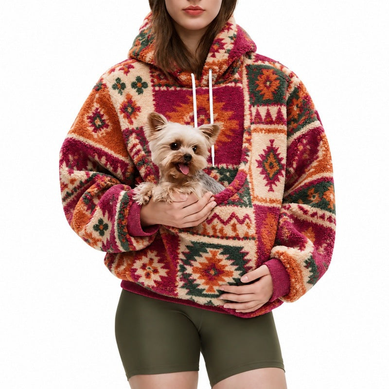 Pet hooded sweatshirt
