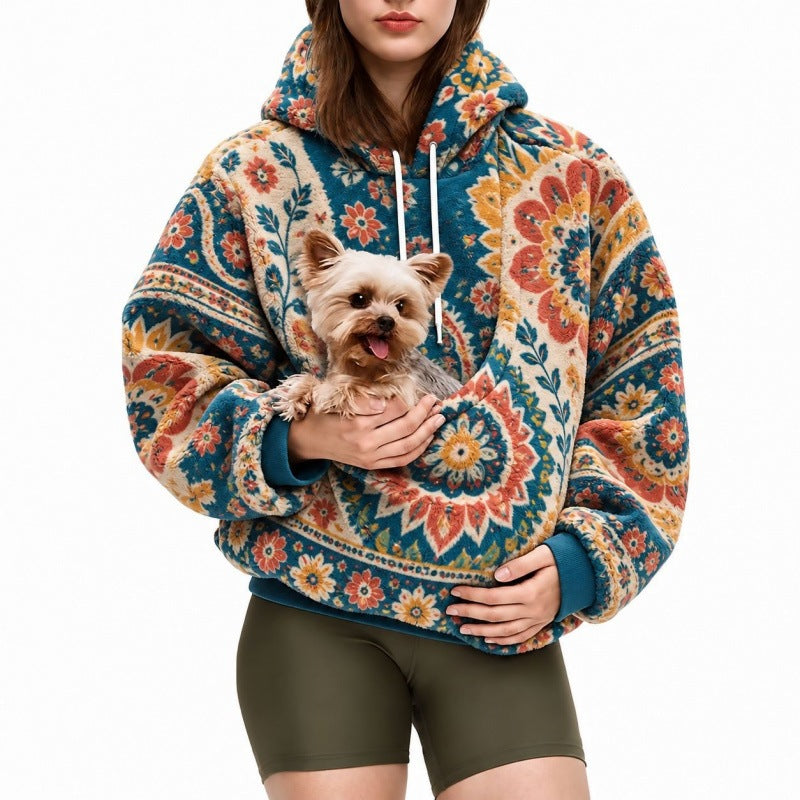 Pet hooded sweatshirt