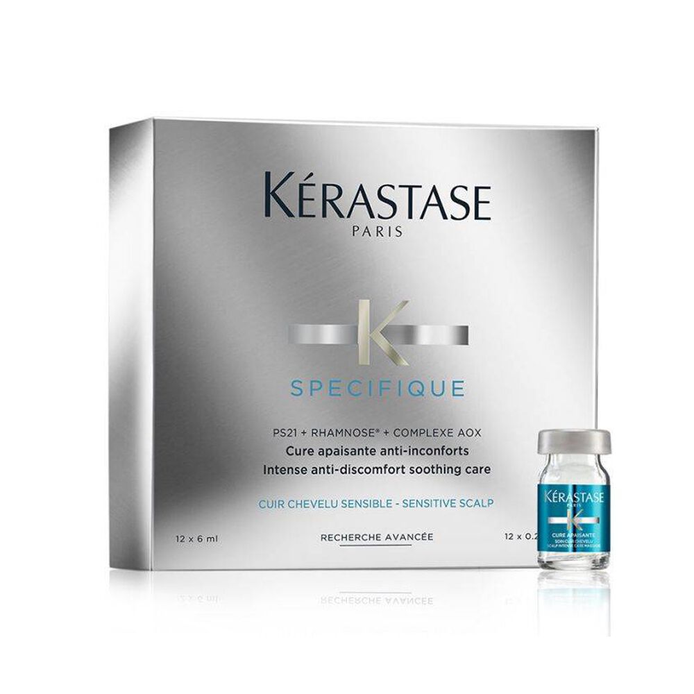 Kérastase Spécifique Cure Apaisante Anti-Inconforts, 12 × 6 ml