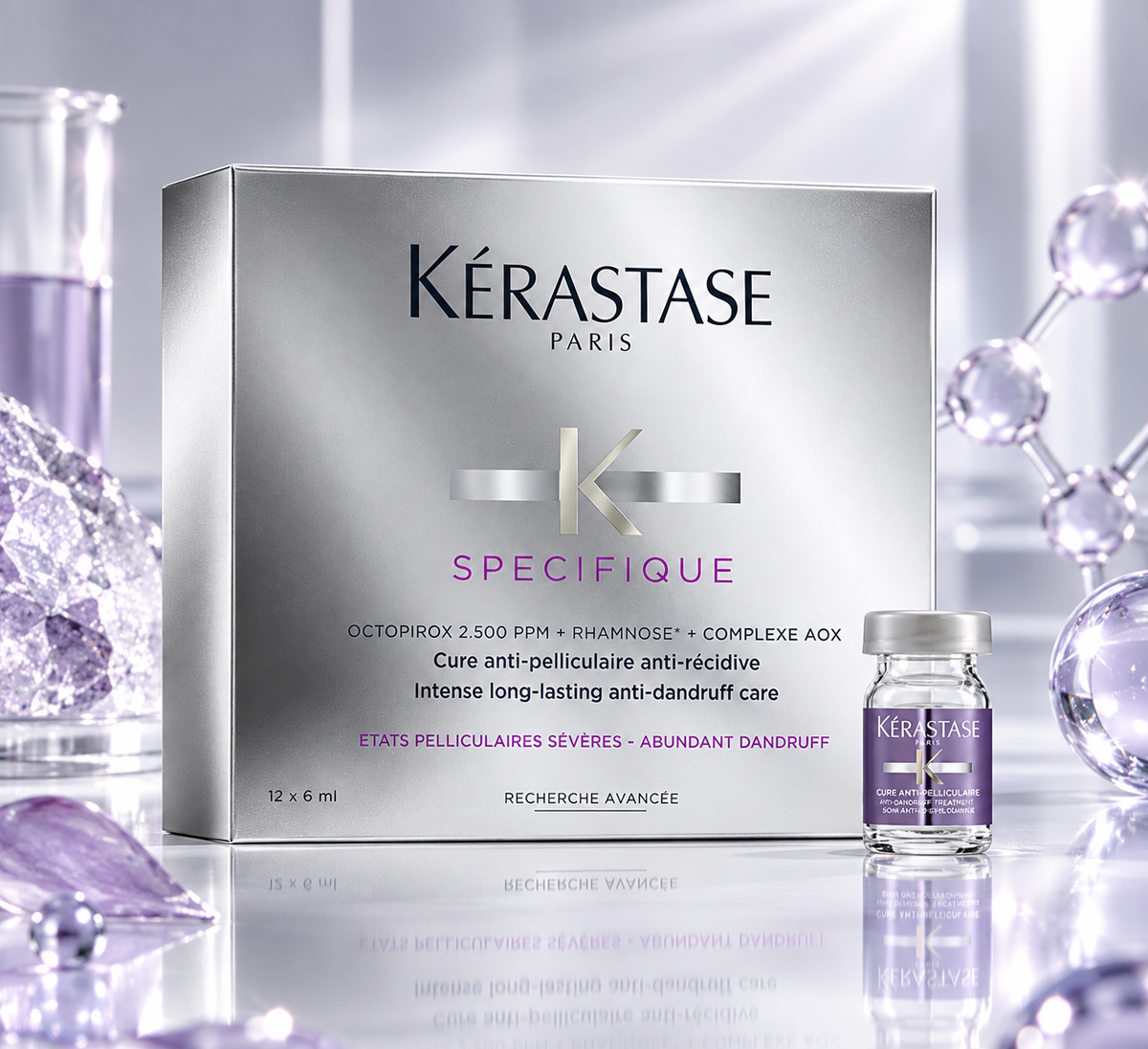 Kérastase Spécifique Cure Anti-Pelliculaire Scalp Treatment 12 × 6 ml