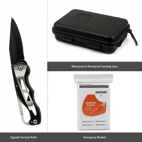 14-in-1 Outdoor Survival Gear Kit for Camping and Hiking