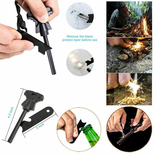 14-in-1 Outdoor Survival Gear Kit for Camping and Hiking